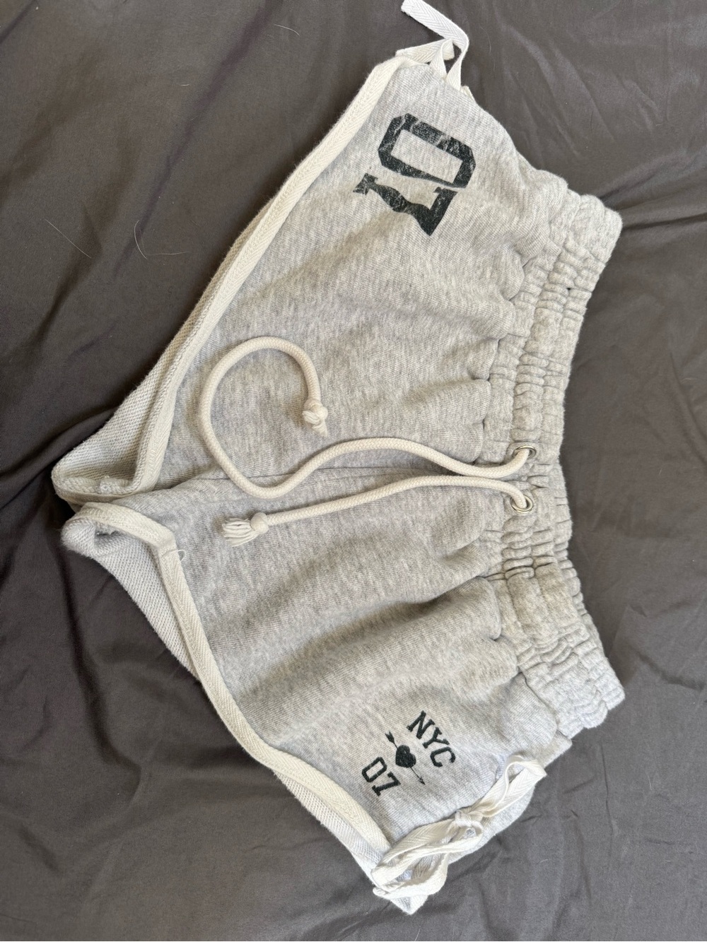 Forever 21 Heather Gray Elastic Waist Lounge Shorts